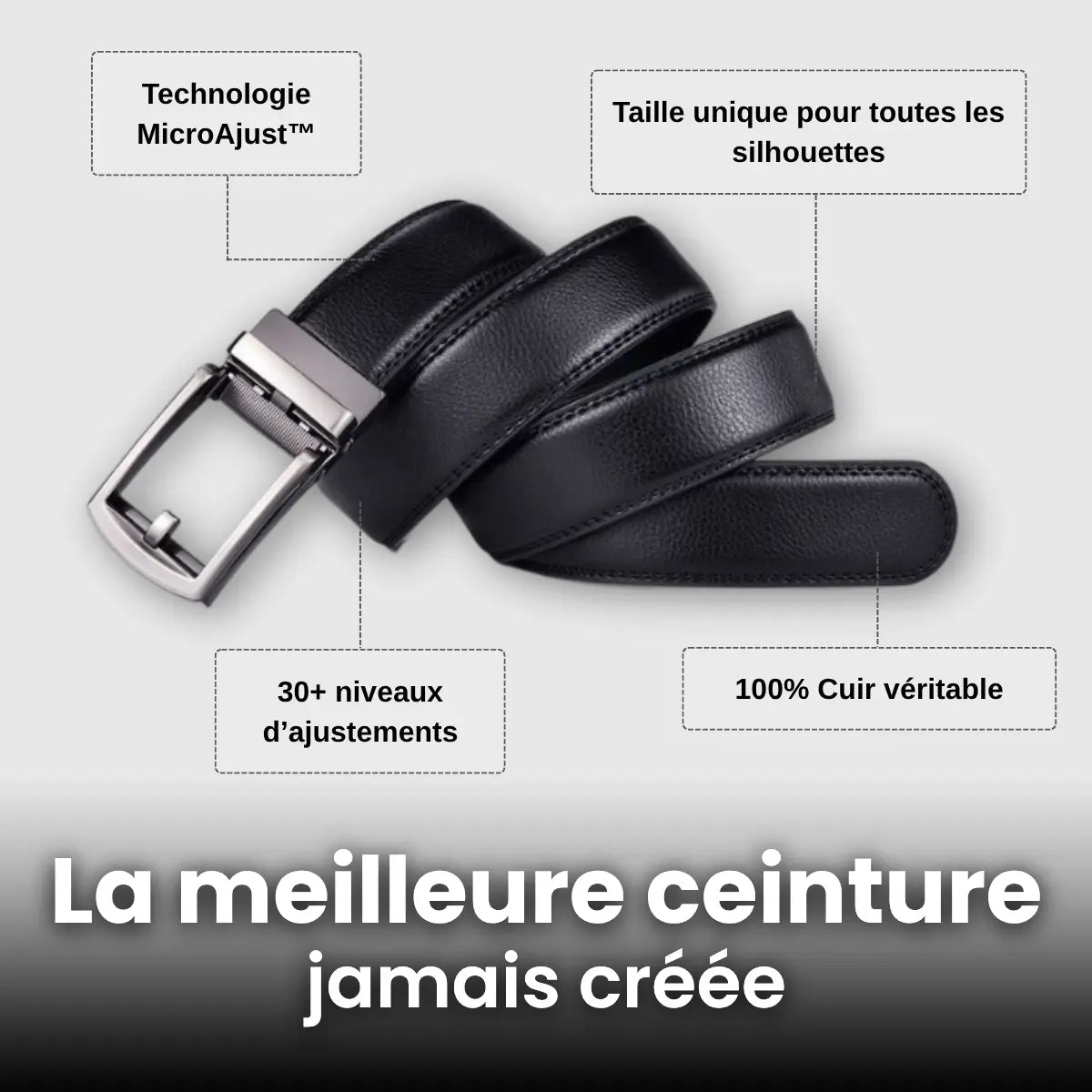 Ceinture sans trou MicroAjust