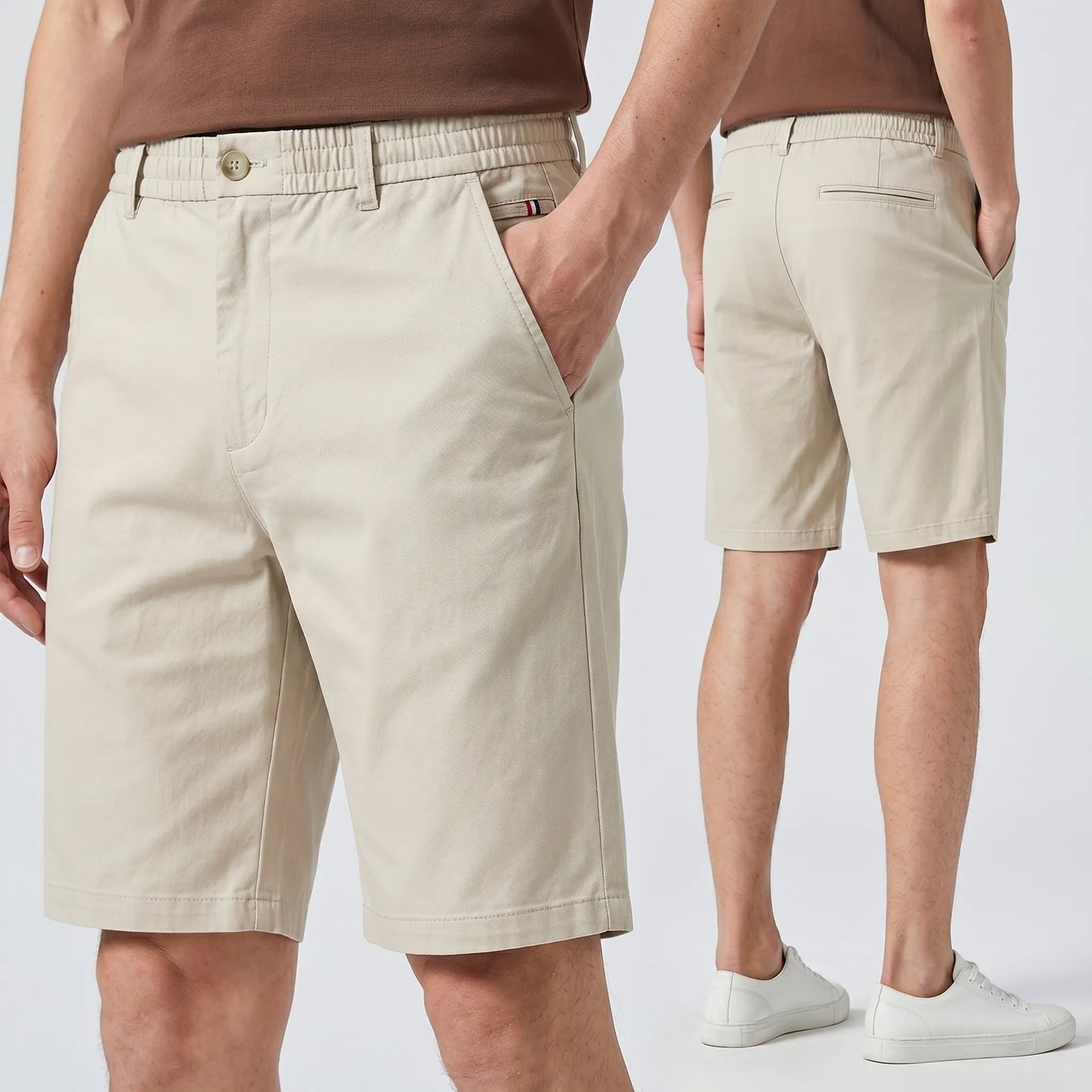 Short en coton extensible MorphoFit